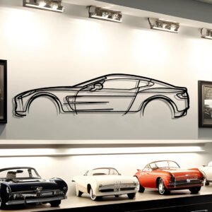 Aston Martin One-77 Silhouette Metal Wall Art